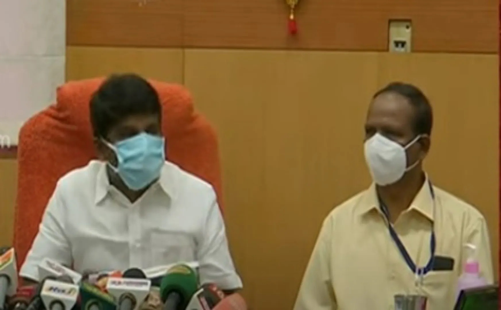 tamilnadu health minister c.vijayabaskar press meet at chennai 